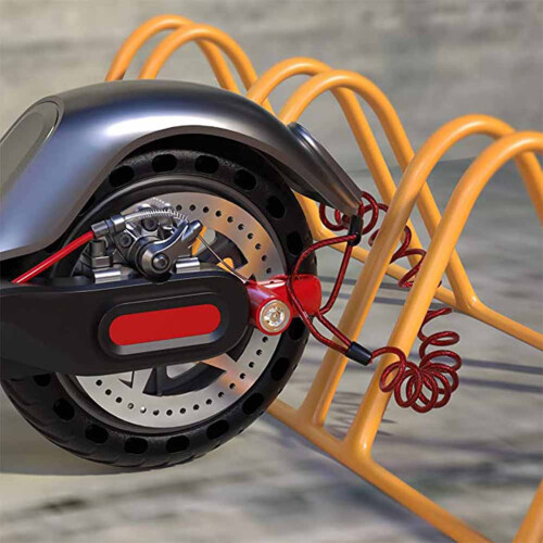 GoFJ Motorcykellås Bred anvendelse Tyverisikring Kompakt Elektrisk til 2