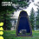 Hillington Portable Camping Toilet 150kg Foldable 2