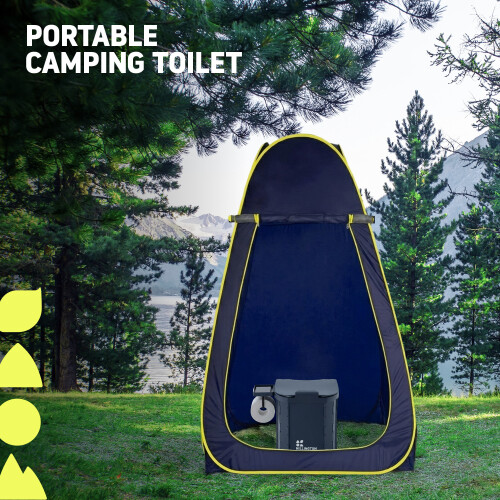 Hillington Portable Camping Toilet 150kg Foldable 1