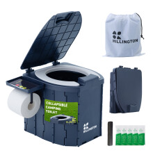Hillington Portable Camping Toilet 150kg Foldable
