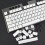 Professional Keyboard Accessories AntiSlip Tactile-White 3