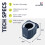 Hillington Portable Camping Toilet 150kg Foldable 9
