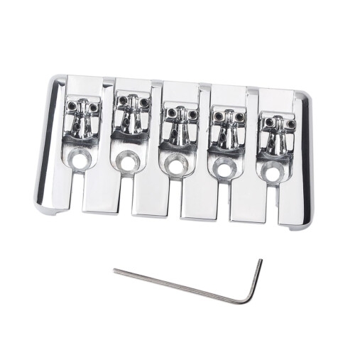 Silver Guitar Bridge Saddle Replacement Set for Ukulele and Guitar, Easy Installation, Reliable Fit