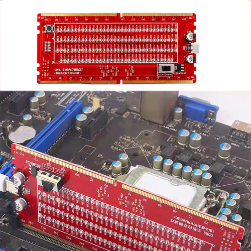 HM-TC07 DDR5 Memory Tester USB Power Easy To Use For Home-Red 2
