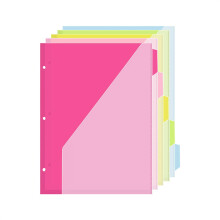 Accordion File Organizer Letter Size Colored Document Organizer with Tabs Durable Plastic Expanding File Folder for Office and School