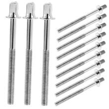 12pcs Stainless Steel Snare Drum Tension Lug Screws Set for Jazz Drum, Stable Drumhead Tension and Corrosion‑Resistant Build