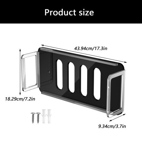 Acrylic Dock Holder Under Desk Laptop Holder Mount Bracket Easy 2