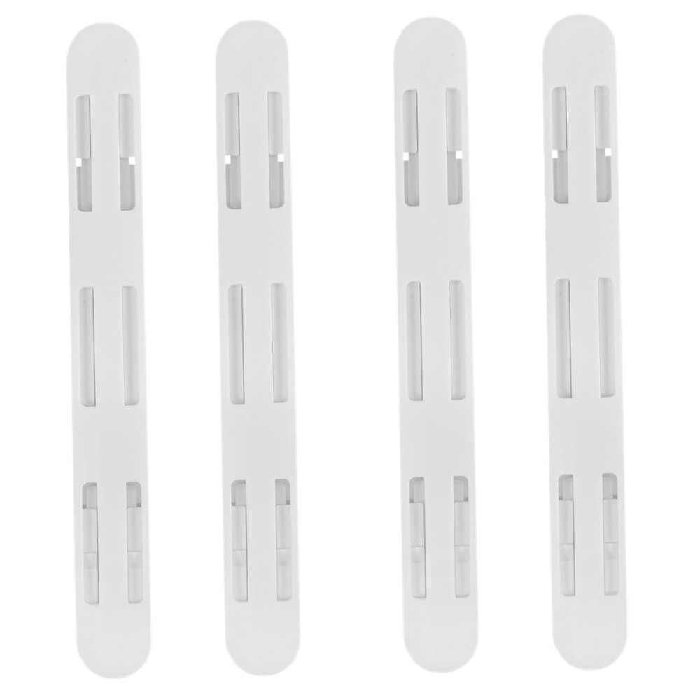 4Pcs Adhesive Bottom Drawer Slides For Cabinets, Smooth Noise Reduction Design, Durable Glide Pads 9330225666363
