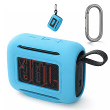 (Blue) Silikon Schutzhülle kompatibel mit JBL Go 5 Bluetooth Lautsprecher