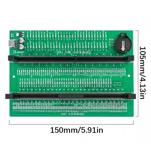 Desktop DDR3 DDR4 Memory Tester Memory Detection Tool USB Power 2