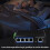 Efficient 5 Port Networking Switcher For Smooth Data 6