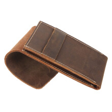 Leather Watch Travel Case with Double‑Layer Design, Scratch‑Resistant Protective Organizer for Men and Women