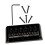Electric Guitar Bridge Plate Replacement Set, Durable 6 String Saddle Bridge with Stable String Alignment 1