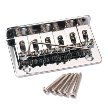 GA810 6 String Guitar Bridge Replacement 73mm Metal Saddle Acoustic Electric Bridge with Durable Metal and Stable Intonation
