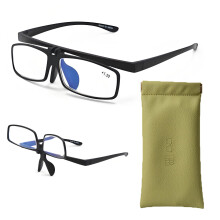 Anti Blue Light Reading Glasses 3.5 Flip Up Presbyopic Eyeglasses for Men and Women Black