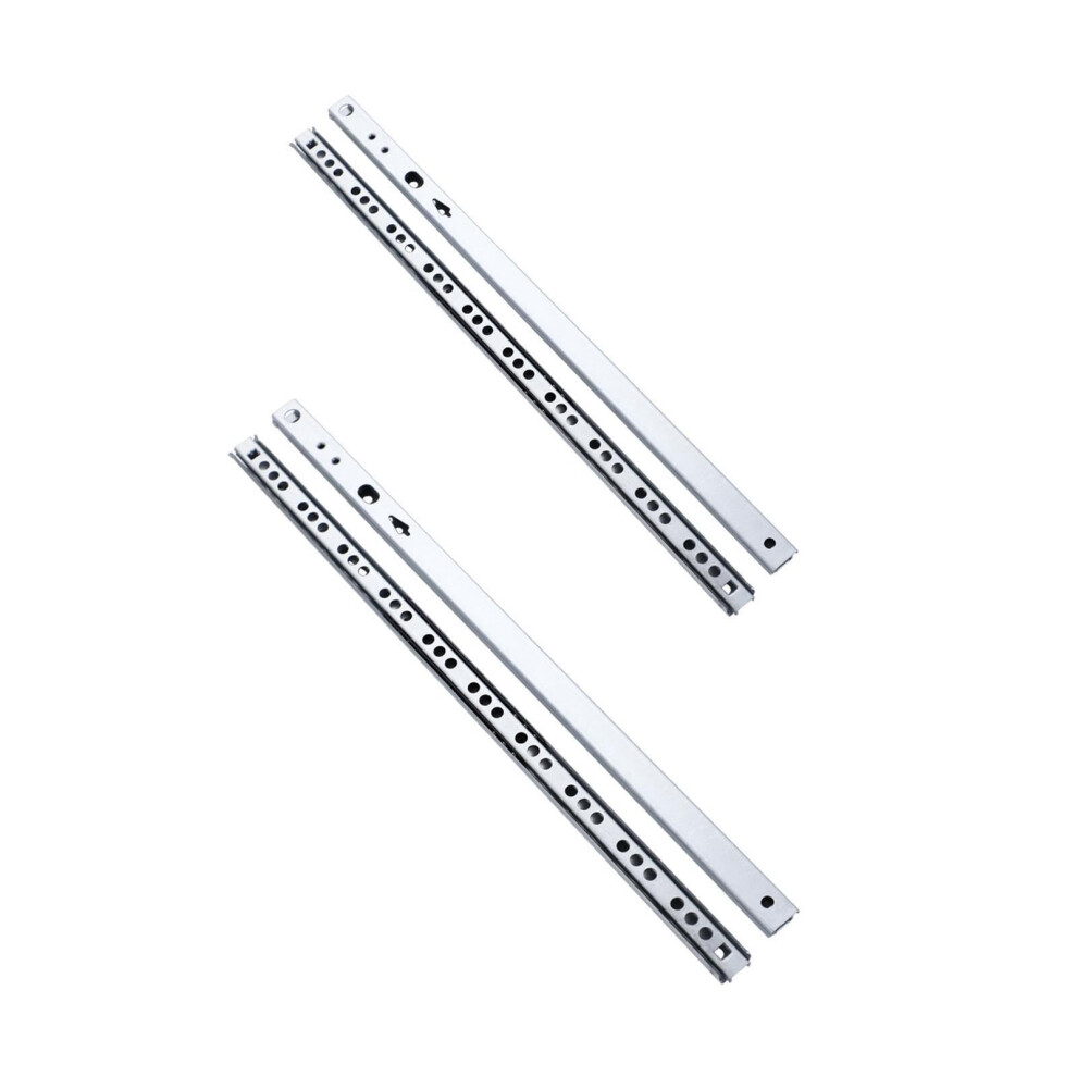 17Mm Ball Bearing Drawer Slides 246Mm Smooth Quiet Glide Durable Steel Rails For Cabinets 9310869676850