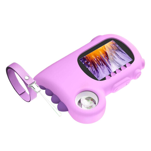 Adjustable Brightness Microscope High Definition Lens-Purple
