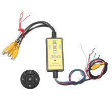 4To1 Car Panoramic 360 Camera Video Reversing Box Car Blind Spot Camera Video Box Wireless Remote Control
