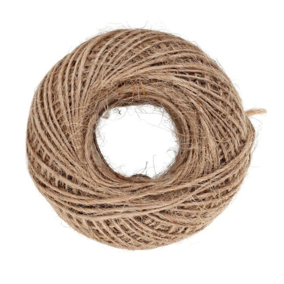 100M Macrame Cord For Crafts Natural Jute Twine Diy Craft String For Home Decor And Gift Wrapping 9330225665373