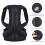 Large Adjustable Back Brace Posture Corrector for Men and Women, Light Grey Shoulder Alignment Support 3