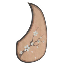 Acoustic Guitar Pickguard Sticker Wood Grain Cherry Blossom Finish, DropShaped Scratch Protector
