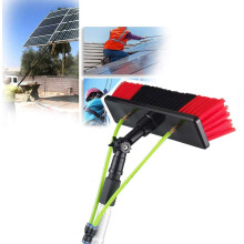 12M Telescopic Water Fed Window Cleaning Pole with 50cm Brush, Extendable Solar Panel Cleaning Kit