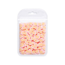 Reflective Glitter Nail Gel Polish with Valentine's Heart Sequins, Gloss LongLasting Shine (B, One Size)