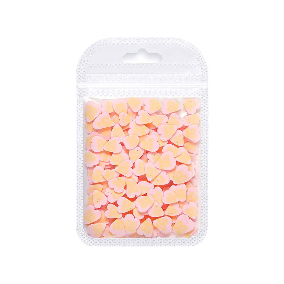 Reflective Glitter Nail Gel Polish with Valentine's Heart Sequins, Gloss LongLasting Shine (B, One Size)