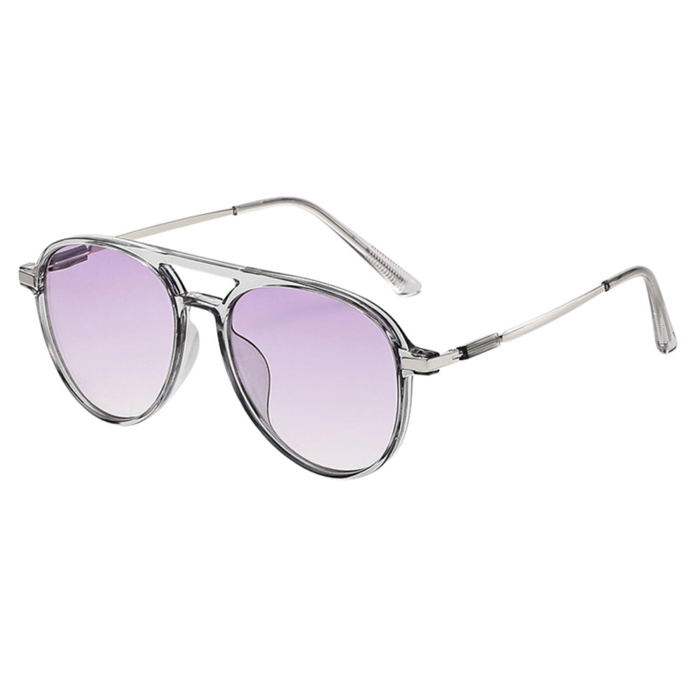 Grey Unisex Bifocal Aviator Reading Sunglasses +3.5 Tinted Lenses For Men And Women