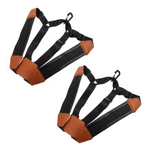 Small Size Saxophone Shoulder Strap Harness 2Pcs Black Balanced Double Shoulder Support for Beginners