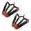 Small Size Saxophone Shoulder Strap Harness 2Pcs Black Balanced Double Shoulder Support for Beginners 1