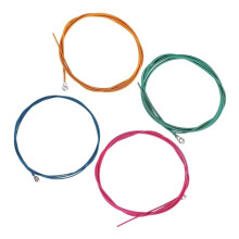 Electric Bass Strings Set 4 String Durable Long Lasting with Clear Balanced Tone for Beginners