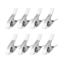 8 Pack 4.17 Inch Dress Clips Clothing Clamps for Fitting Bridal Seamstress Mannequin Heavy Duty Fixed Clamp Wedding