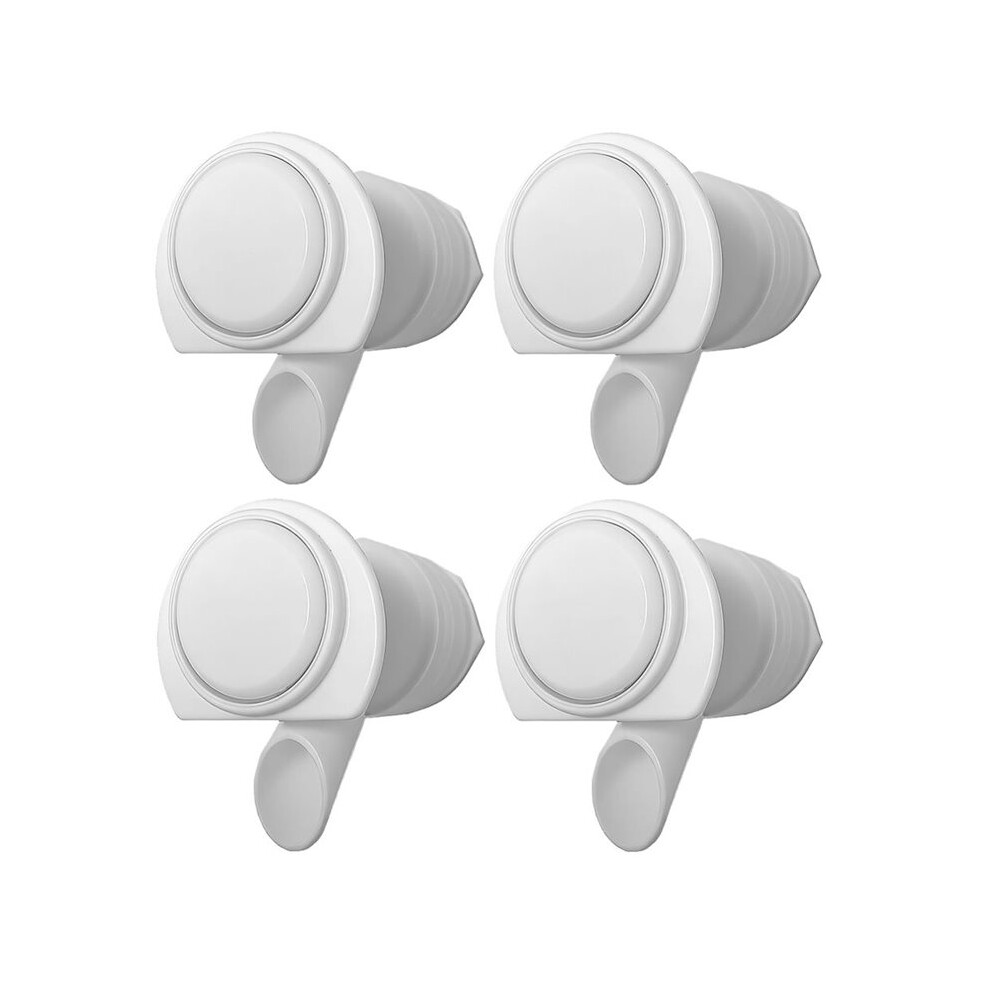 4 Pack White Push Button Water Spigot For Igloo 2, 3, 5, And 10 Gallon Water Cooler, Water Cooler Spigot Water Jugs Part 4712731148895