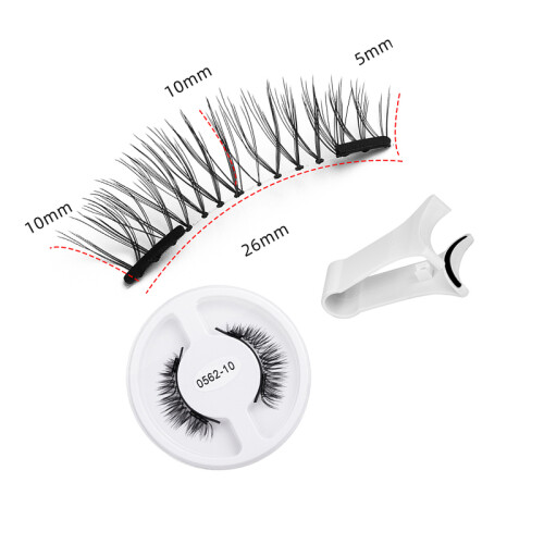 Magnetic Eyelashes with V-Shaped Applicator and Quantum Magnets   Model 2 2