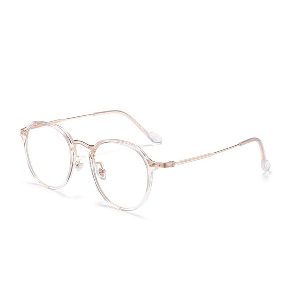 Blue/Light Blocking Computer Glasses For Men And Women, Ultra Titanium Tr90 Oval Frame, Antiglare Lenses