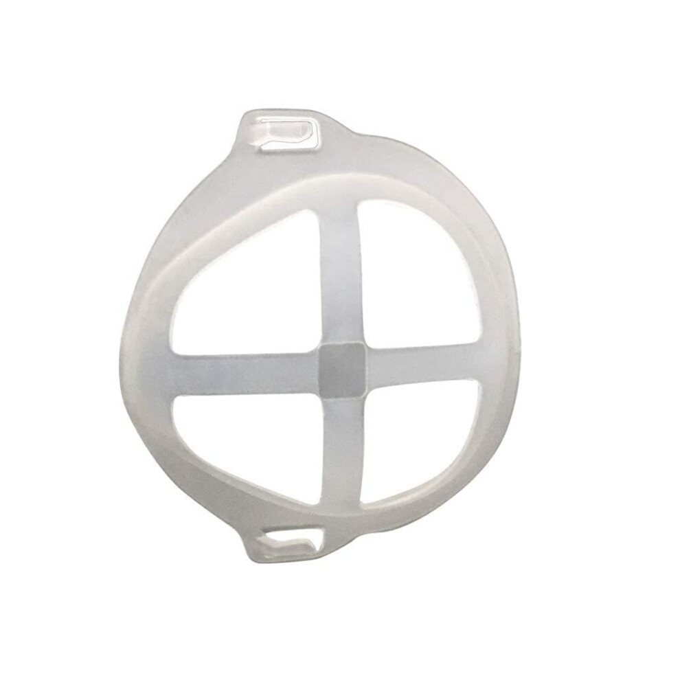 3D Mask Bracket For Comfortable Breathing, Reusable Silicone Antifog Support Frame 9310869676416