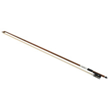 4/4 Violin Bow Silver Finish Balanced Playability with Silk Hand Tote for Students and Practice