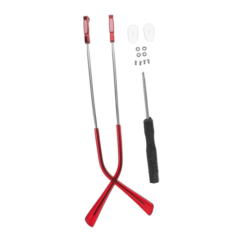 Eyeglass Replacement Temples Claret Color Durable Arms for Glasses Frame  Kit Universal Fit