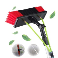 8m Aluminum Water Fed Window Cleaning Pole with Telescopic Brush for Roof and Solar Panel Cleaning