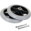 Wheelchair Replacement Wheels 6 Inch Solid Front Caster Pair Non Inflatable Punctureproof Walker Wheels 1