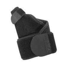 Adjustable Wrist and Thumb Support Brace for Sports Rehab, Breathable Compression Fit, Black