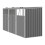 Garden Metal 3 Bin Storage Shed Garbage Can Storage, Grey 4