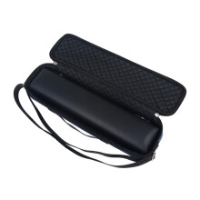 Durable Oxford Cloth Flute Case with Thick Padded Protection, Adjustable Shoulder Strap, Stylish Blue Black Design