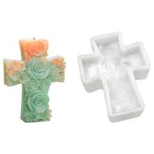 Moule de fabrication de bougies en forme de Rose en Silicone,-19