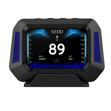 P21 HUD Voiture Testeur GPS Outil de Diagnostic Tableau de Bord Voiture OBD Moniteur Voiture LCD Moniteur