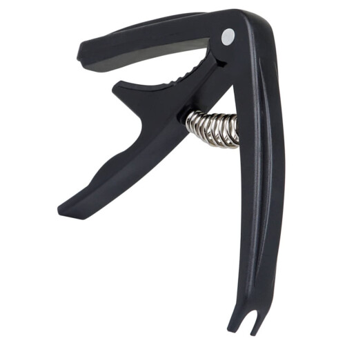 Universal Adjustable Guitar Capo and Ukulele Capo, Lightweight ABS for Quick Key Change and Buzz Performance