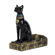 Egyptian Mythological Wine Stand Resin Anubis Wine-Best Trumpet