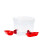Leak Proof Animal Drinking System Slip-separate double bowl 1