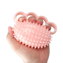 Hand Grip Strengthener Ball for Finger and Wrist Training, Soft Anti‑Slip Stress Relief Squeeze Ball Pink